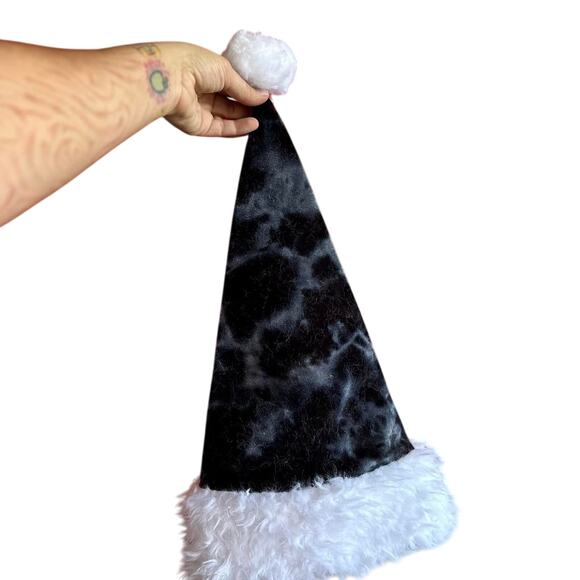 Handcrafted Tie-Dye Santa Hat - Picture 7 of 8